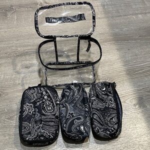 Vera Bradley Black and White Paisley Bag